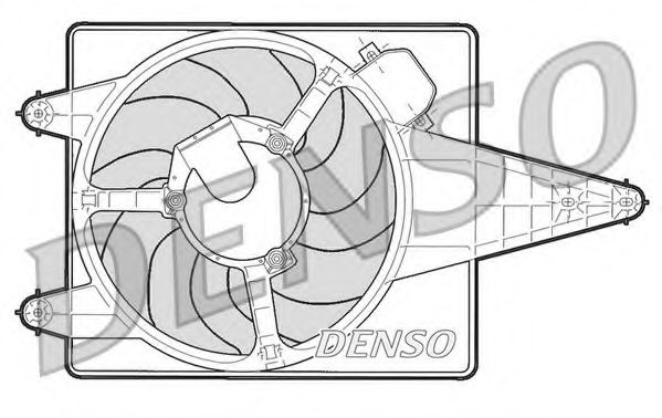 DER01204 DENSO Cooling System Fan, radiator