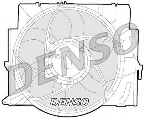 DER05006 DENSO Cooling System Fan, radiator