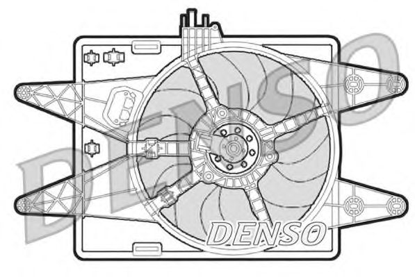 DER09022 DENSO Cooling System Fan, radiator