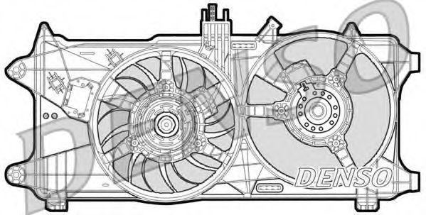 DER09026 DENSO Cooling System Fan, radiator