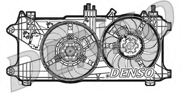 DER09027 DENSO Cooling System Fan, radiator