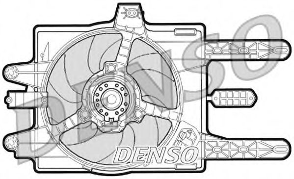 DER09030 DENSO Cooling System Fan, radiator