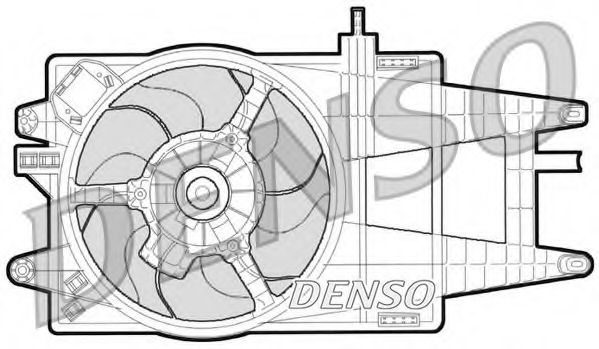 DER09032 DENSO Cooling System Fan, radiator