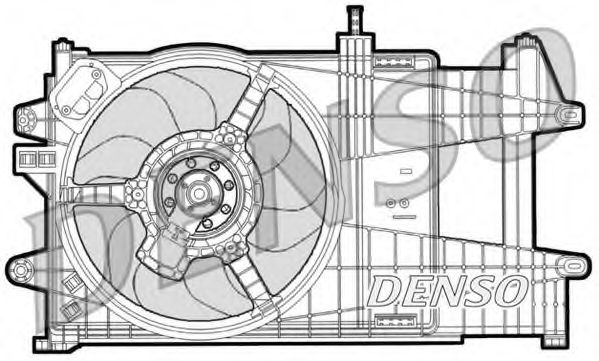 DER09039 DENSO Cooling System Fan, radiator