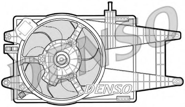DER09040 DENSO Cooling System Fan, radiator