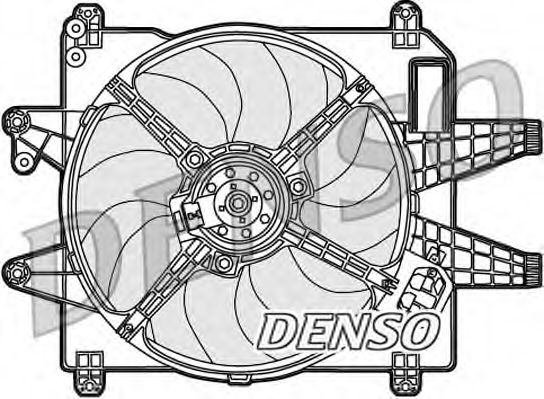 DER09089 DENSO Cooling System Fan, radiator