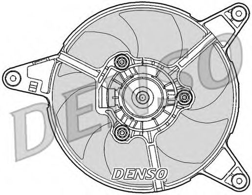 DER09090 DENSO Cooling System Fan, radiator