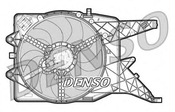 DER20011 DENSO Cooling System Fan, radiator