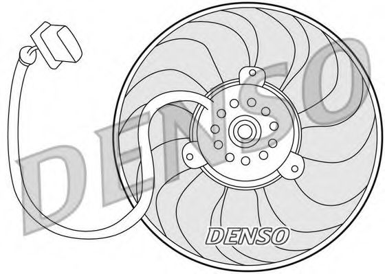 DER32004 DENSO Fan, A/C condenser