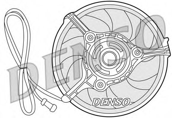 DER32008 DENSO Cooling System Fan, radiator