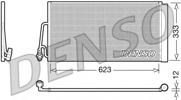 DCN05102 DENSO Condenser, air conditioning