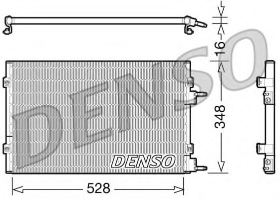 DCN06003 DENSO Condenser, air conditioning