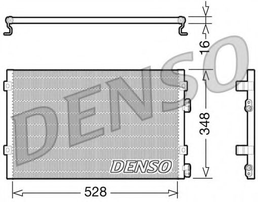 DCN06004 DENSO Air Conditioning Condenser, air conditioning