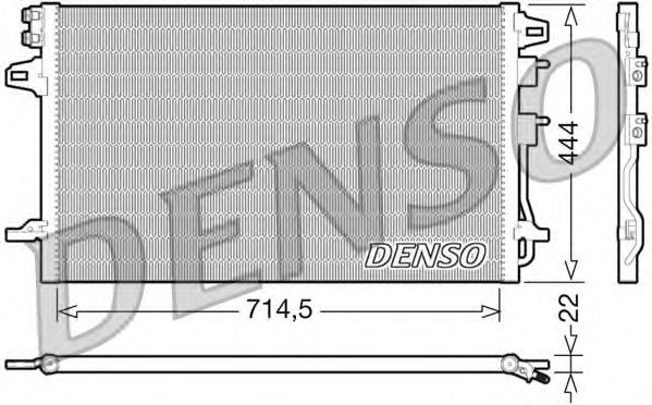 DCN06005 DENSO Condenser, air conditioning