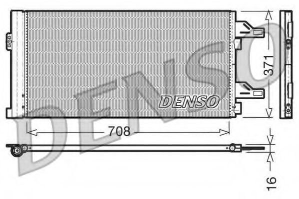 DCN07002 DENSO Condenser, air conditioning