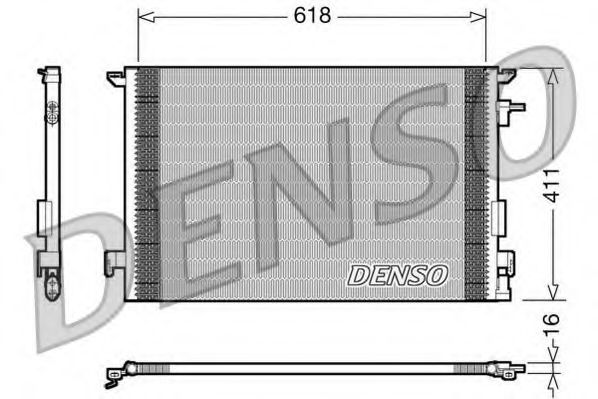 DCN20031 DENSO Air Conditioning Condenser, air conditioning