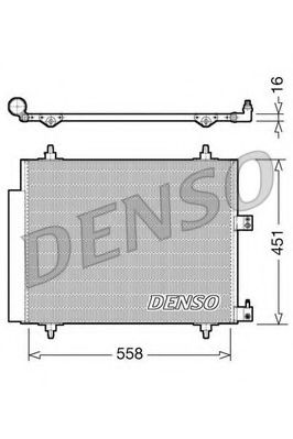 DCN21005 DENSO Condenser, air conditioning