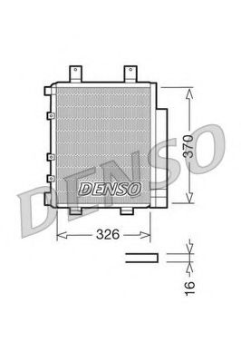 DCN35003 DENSO Air Conditioning Condenser, air conditioning