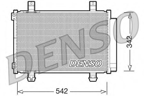 DCN47005 DENSO Air Conditioning Condenser, air conditioning
