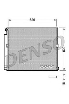 DCN50021 DENSO Condenser, air conditioning