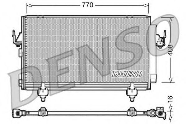 DCN50031 DENSO Air Conditioning Condenser, air conditioning