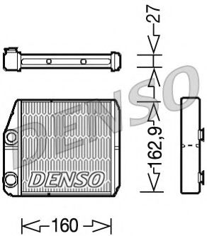 DRR09035 DENSO Heat Exchanger, interior heating