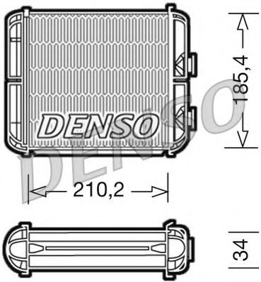DRR20003 DENSO Heat Exchanger, interior heating