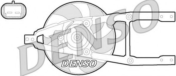 DER09055 DENSO Cooling System Fan, radiator