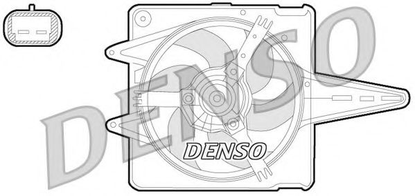 DER09056 DENSO Cooling System Fan, radiator