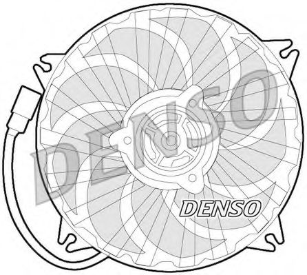 DER21016 DENSO Cooling System Fan, radiator