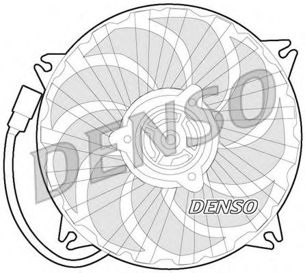 DER21017 DENSO Cooling System Fan, radiator
