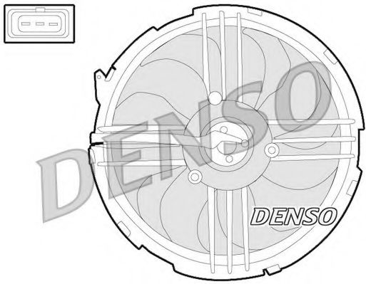 DER32009 DENSO Cooling System Fan, radiator