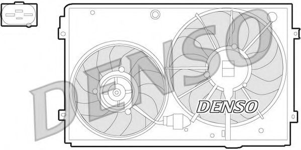 DER32011 DENSO Electric Motor, radiator fan