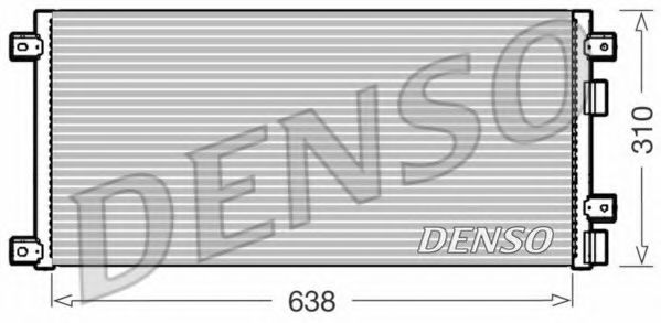 DCN12006 DENSO Condenser, air conditioning