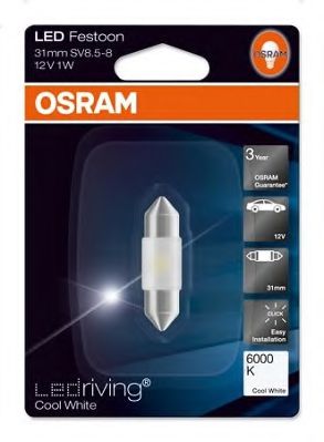 6431CW OSRAM Lights Bulb, interior light