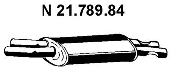 21.789.84 EBERSP%C3%84CHER Система выпуска ОГ Глушитель выхлопных газов конечный