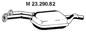 23.290.82 EBERSP%C3%84CHER Abgasanlage Mittelschalldämpfer