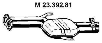 23.392.81 EBERSP%C3%84CHER Abgasanlage Mittelschalldämpfer