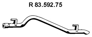 83.592.75 EBERSP%C3%84CHER Exhaust System Exhaust Pipe