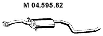 04.595.82 EBERSP%C3%84CHER Abgasanlage Mittelschalldämpfer