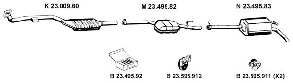 232174 EBERSP%C3%84CHER Exhaust System