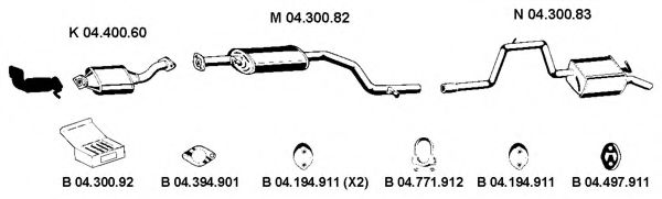 042375 EBERSP%C3%84CHER Exhaust System Exhaust System