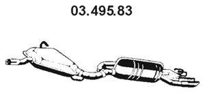 03.495.83 EBERSP%C3%84CHER Система выпуска ОГ Глушитель выхлопных газов конечный