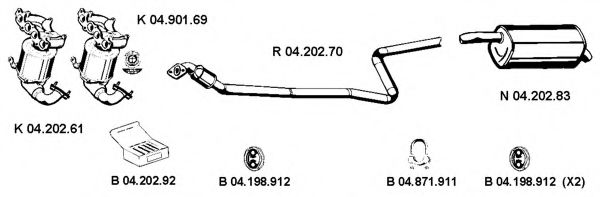 042386 EBERSP%C3%84CHER Exhaust System Exhaust System