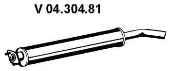 04.304.81 EBERSP%C3%84CHER Система выпуска ОГ Предглушитель выхлопных газов