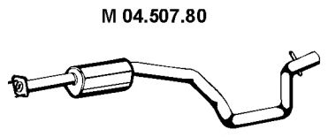 04.507.80 EBERSP%C3%84CHER Exhaust System Middle Silencer