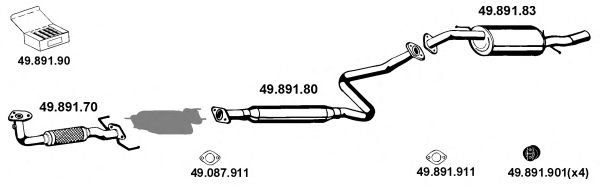 492056 EBERSP%C3%84CHER Exhaust System