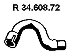 34.608.72 EBERSP%C3%84CHER Exhaust Pipe