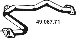 49.087.71 EBERSP%C3%84CHER Система выпуска ОГ Труба выхлопного газа