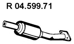04.599.71 EBERSP%C3%84CHER Система выпуска ОГ Труба выхлопного газа